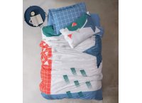 Постельное белье ранфорс Cotton Box - Astral Denim (Турция), подростковый